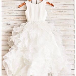 Ivory Flower Girl Dress Size 6 NWT